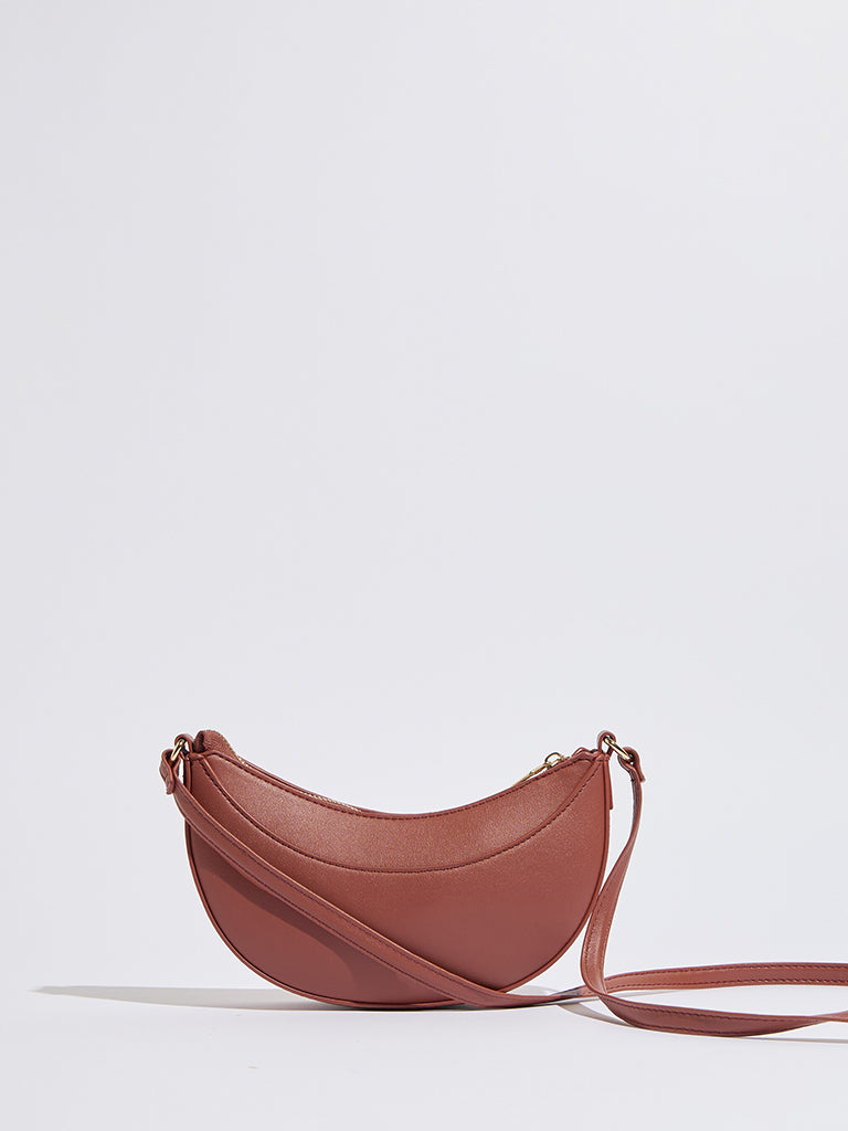 Westside Accessories Rust Baguette Bag