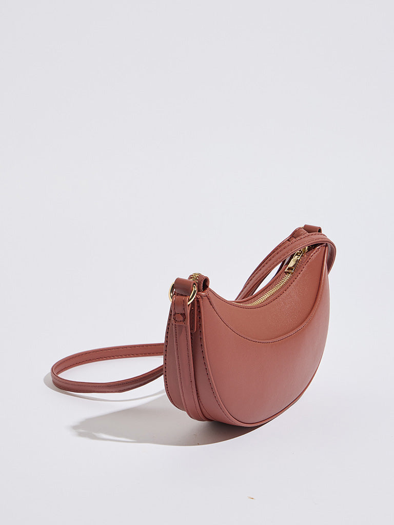 Westside Accessories Rust Baguette Bag