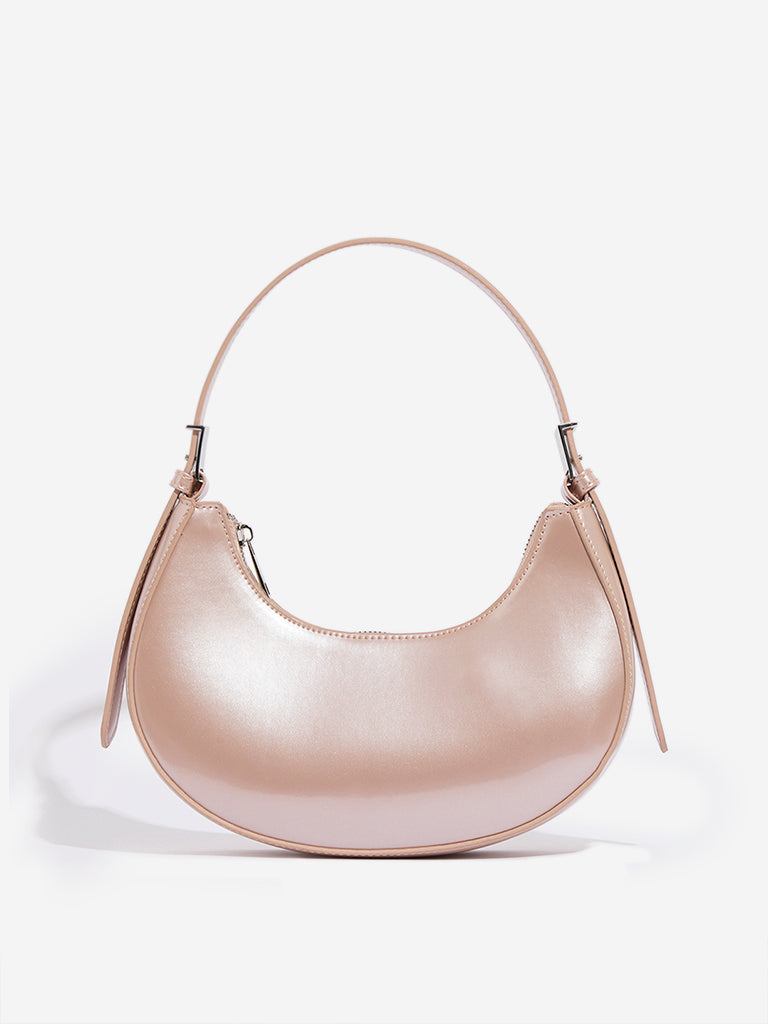 Westside Accessories Rose Gold Baguette Bag