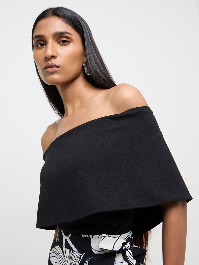 Wardrobe Black Off-Shoulder Top