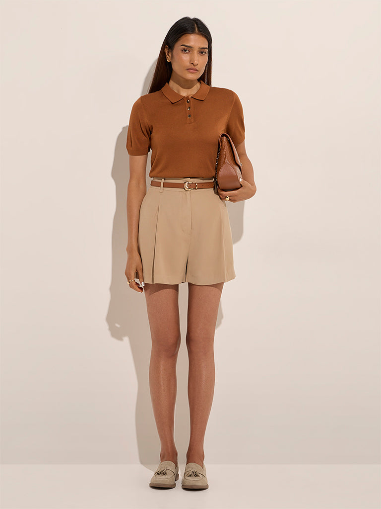 Wardrobe Tan Solid Top