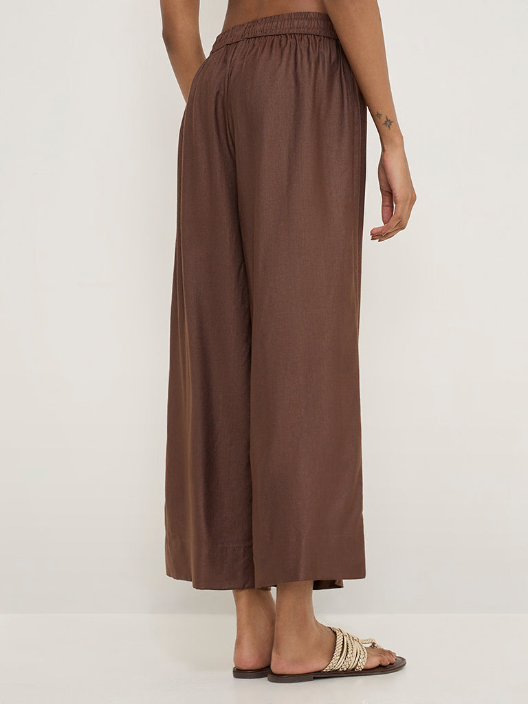 Zuba Brown Ethnic Pants