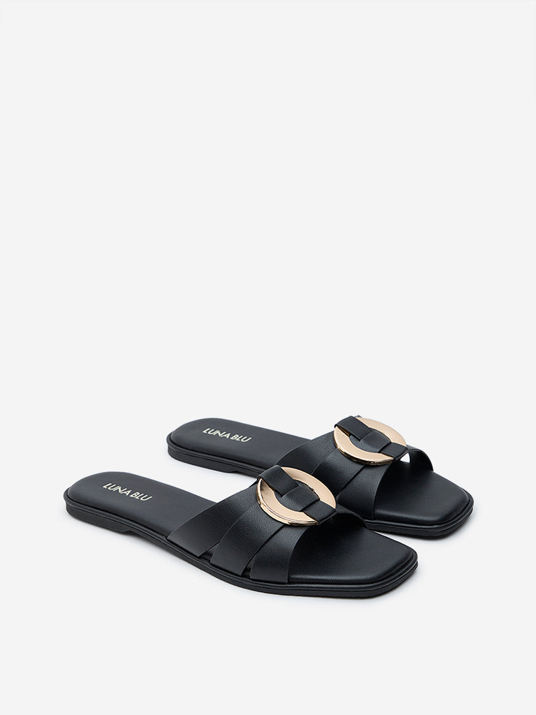 LUNA BLU Black Metal Detailed Slides