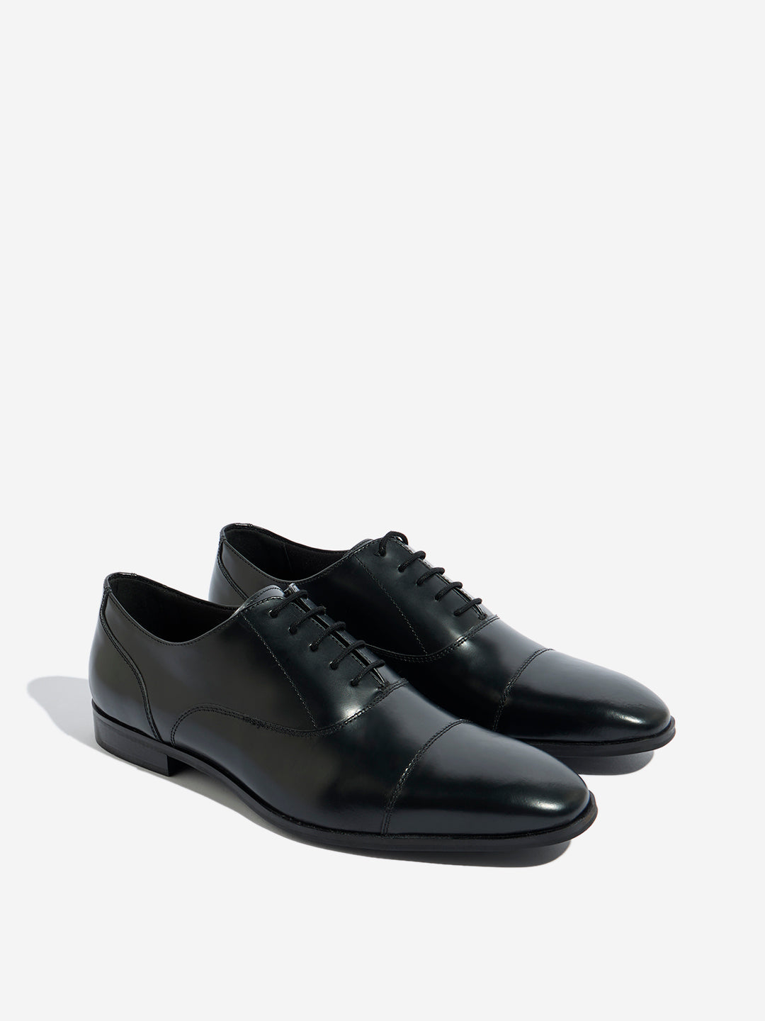 SOLEPLAY Black Lace Up Oxford Shoes