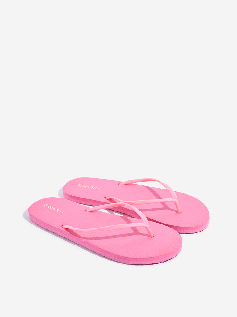 LUNA BLU Pink Minimalistic Flip-Flop