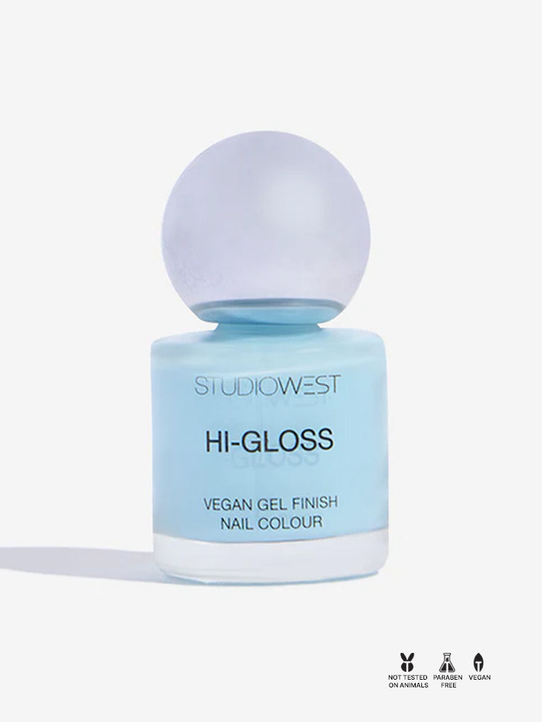 Studiowest Hi-Gloss Baby Bluebell BL-06 Creme Nail Colour - 8 ml