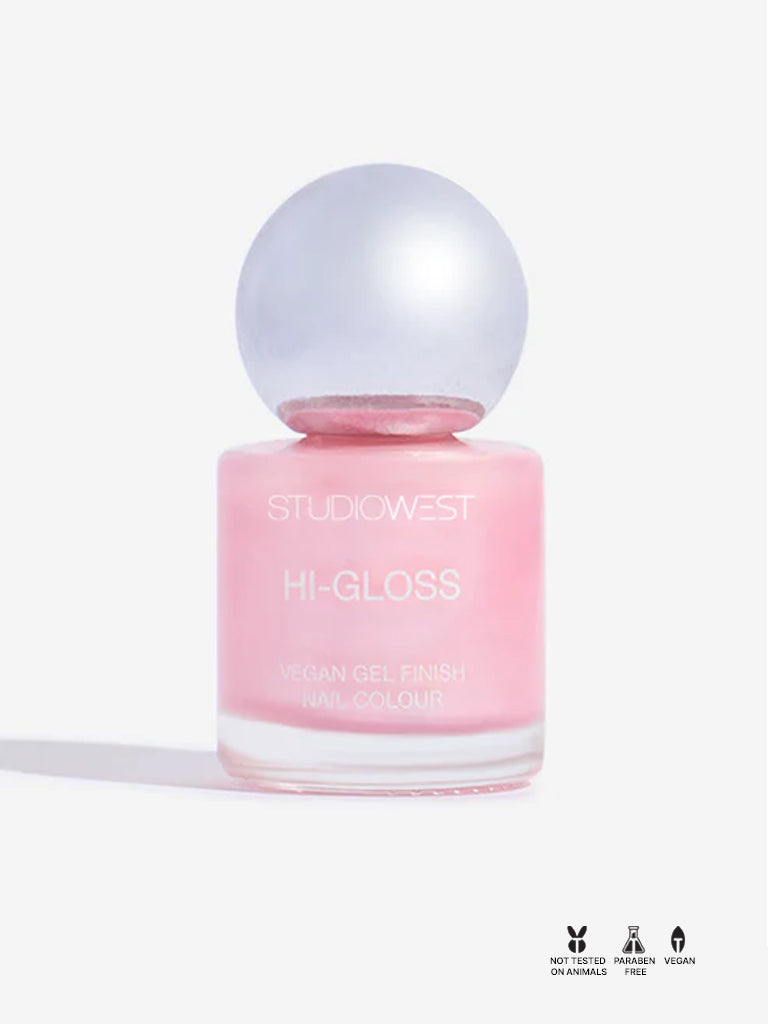 Studiowest Hi-Gloss Gilded Pink P-09 Creme Nail Colour - 8 ml
