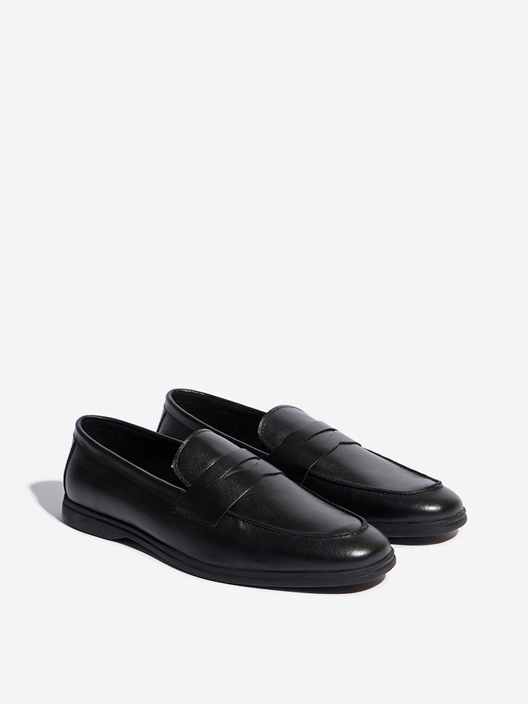 SOLEPLAY Black Penny Loafers