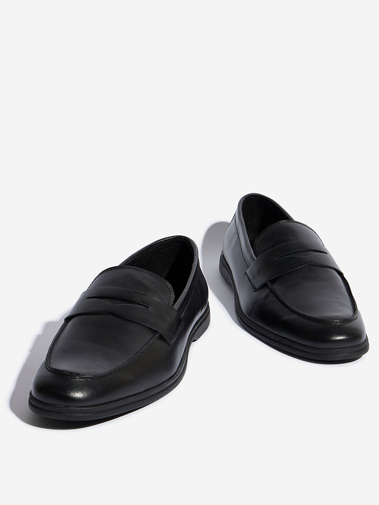 SOLEPLAY Black Penny Loafers