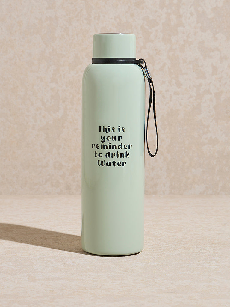 Westside Home Mint Typographic Water Bottle