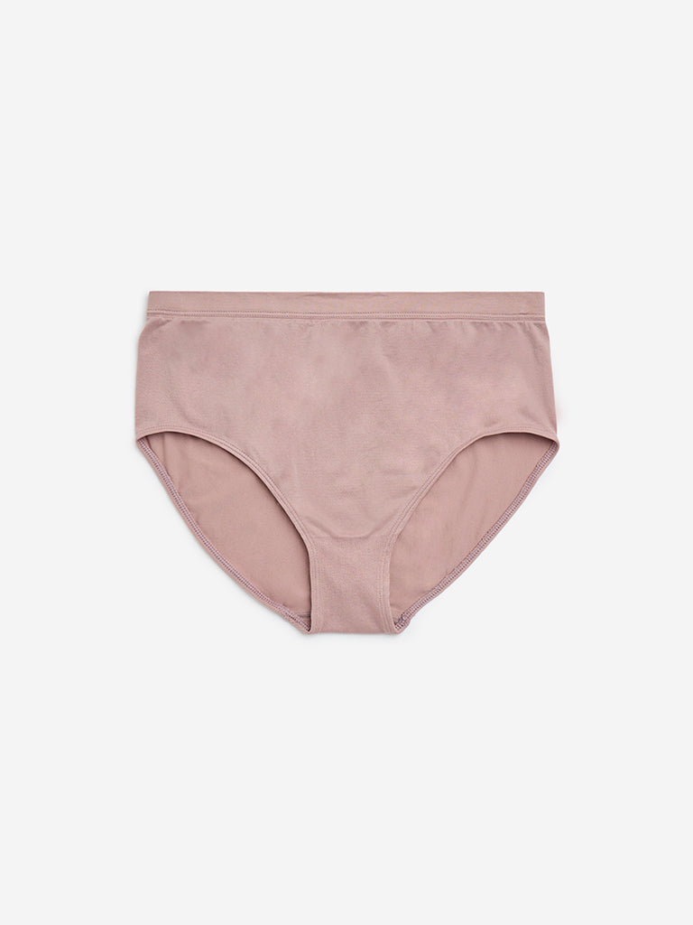 Wunderlove Dusty Pink Seam-Free Full Brief