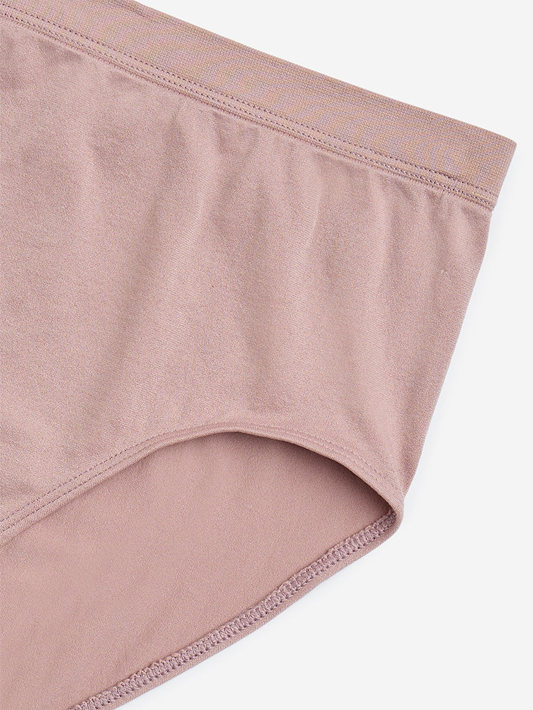 Wunderlove Dusty Pink Seam-Free Full Brief