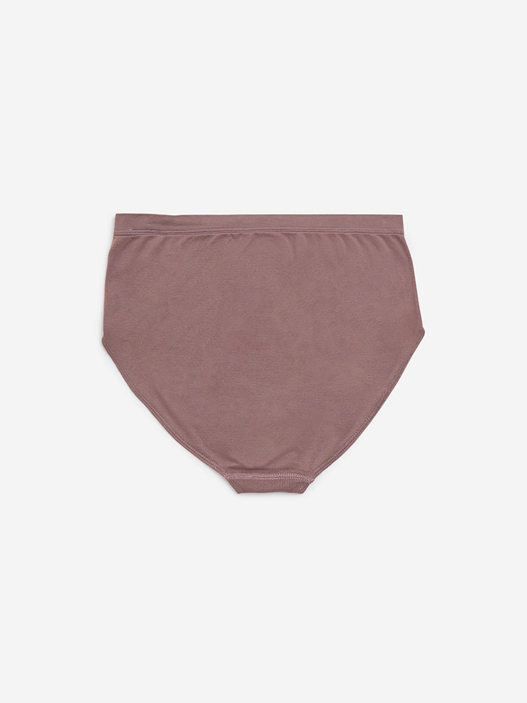 Wunderlove Brown Seam-Free Full Brief