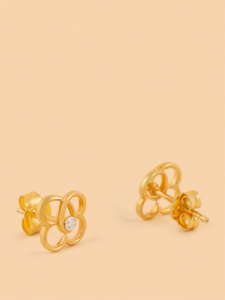 Classic Lab Diamond Intertwined Earrings