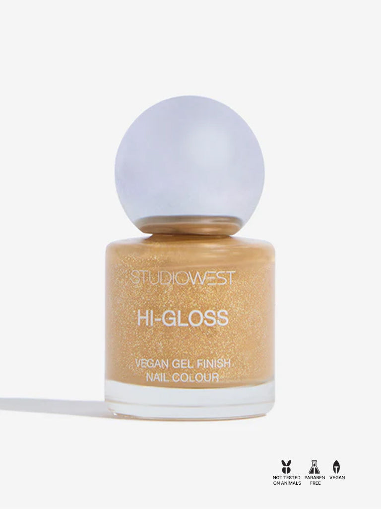 Studiowest Pale Gold G-02 Hi-Gloss Nail Polish - 8 ml