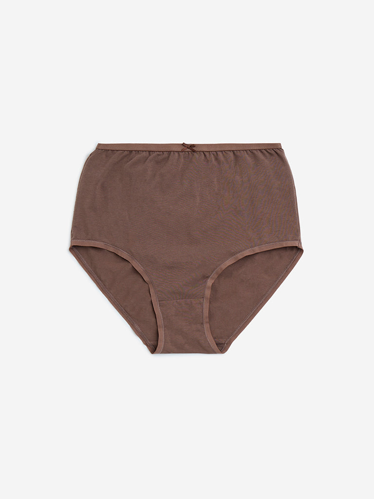 Wunderlove 3-Pack Printed Cotton-Blend Full Briefs