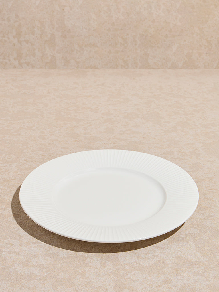 Westside Home White Ripple Side Plate