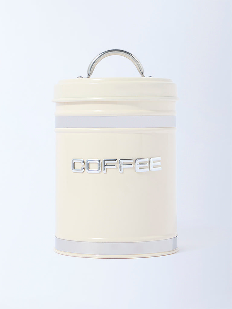 Westside Home Ivory Coffee Storage Jar with Lid