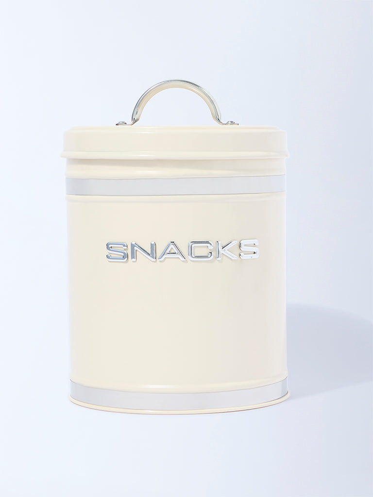 Westside Home Ivory Snacks Storage Jar with Lid
