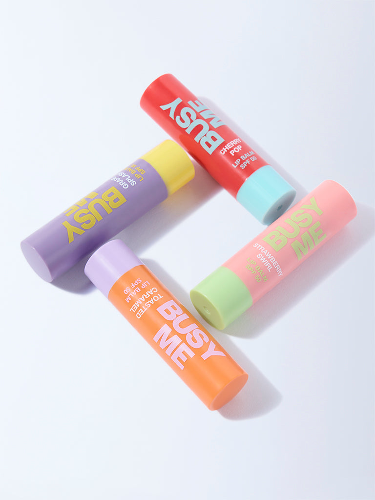 Studiowest Busy Me Cherry Pop Lip Balm with SPF 50 - 4.5 gm
