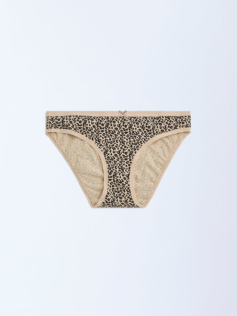 Wunderlove 3-Pack Cotton-Blend Bikini Briefs