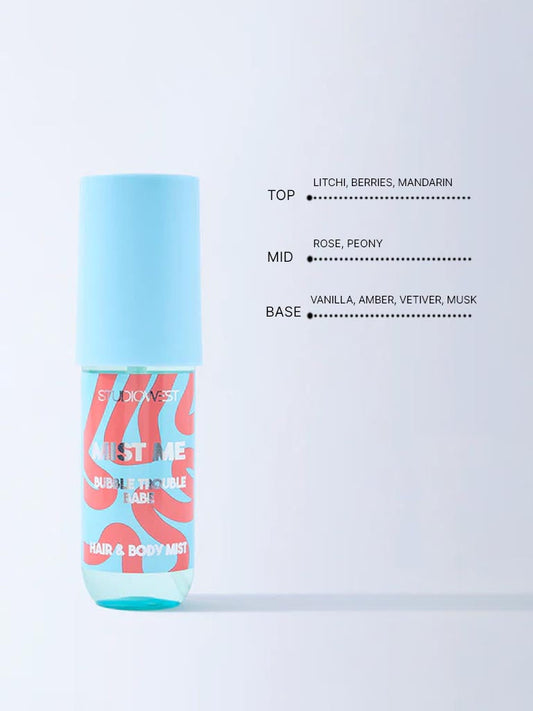 Studiowest Mist Me Bubble Trouble Babe Hair and Body Mist - 100 ml