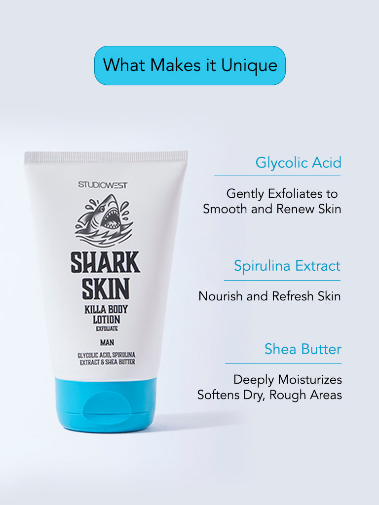 Studiowest Shark Skin Killa Exfoliate Body Lotion - 100 ml