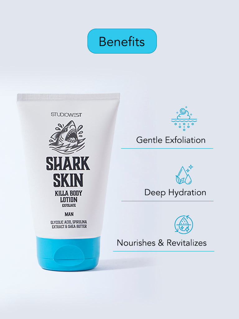 Studiowest Shark Skin Killa Exfoliate Body Lotion - 100 ml