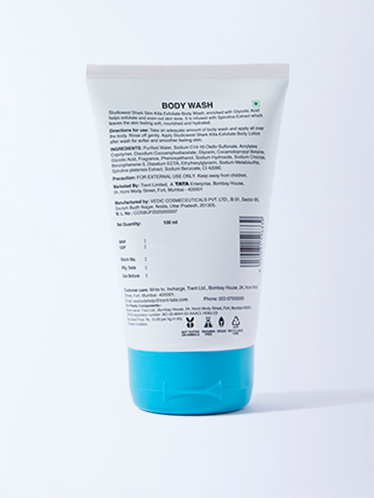 Studiowest Shark Skin Killa Exfoliate Body Wash - 100 ml