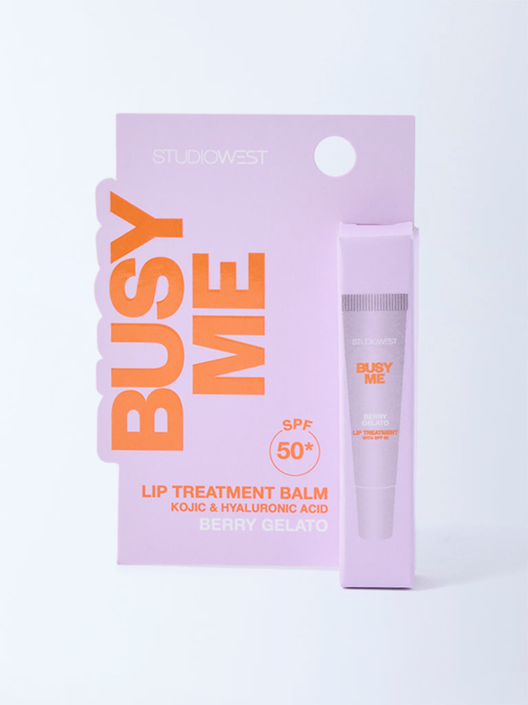 Studiowest Busy Me Berry Gelato Lip Treatment Balm with SPF 50 - 6 ml