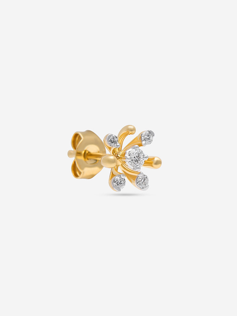 Cluster Lab Diamond Stud Earrings