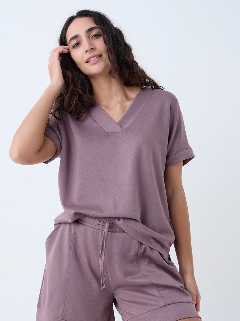 Wunderlove Mauve Solid Top