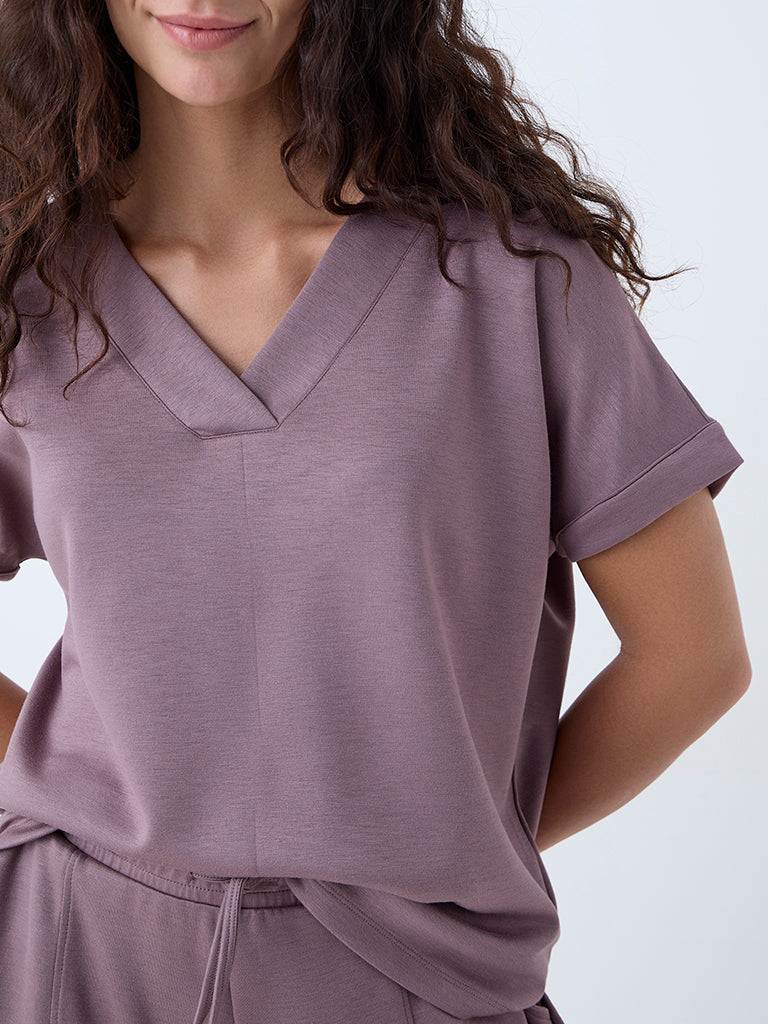 Wunderlove Mauve Solid Top