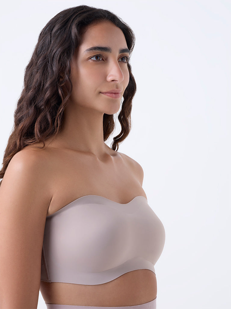 Wunderlove Beige Invisible Supergrip Padded Bra