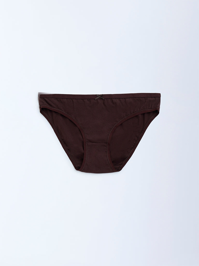 Wunderlove 3-Pack Cotton-Blend Bikini Briefs