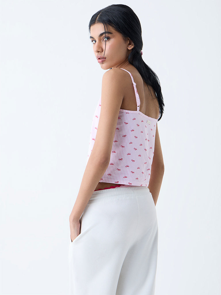 Superstar 2-Pack Printed Cotton-Blend Camisoles