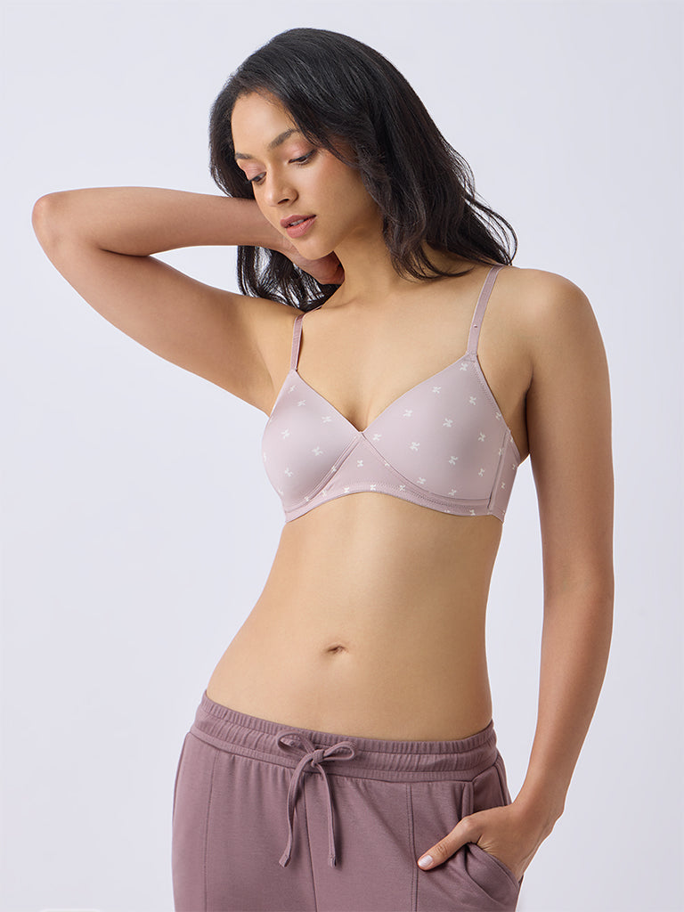 Wunderlove 2-Pack Bow-Printed Padded Bra
