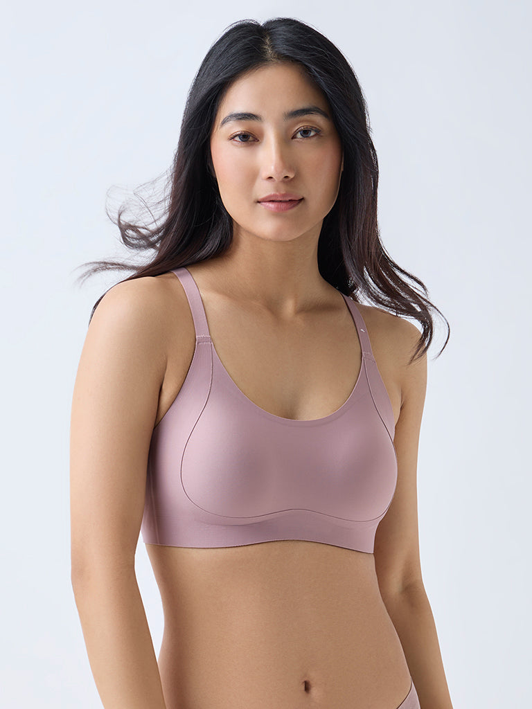 Wunderlove Mauve Sling Support Padded Bra