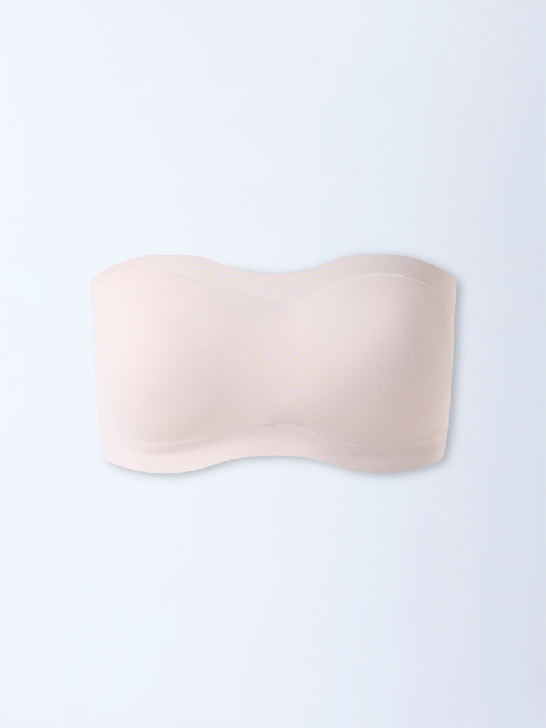 Wunderlove Light Beige Invisible Supergrip Padded Bra