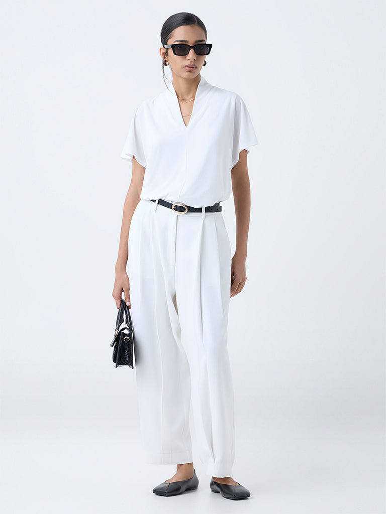 Wardrobe White Solid Top