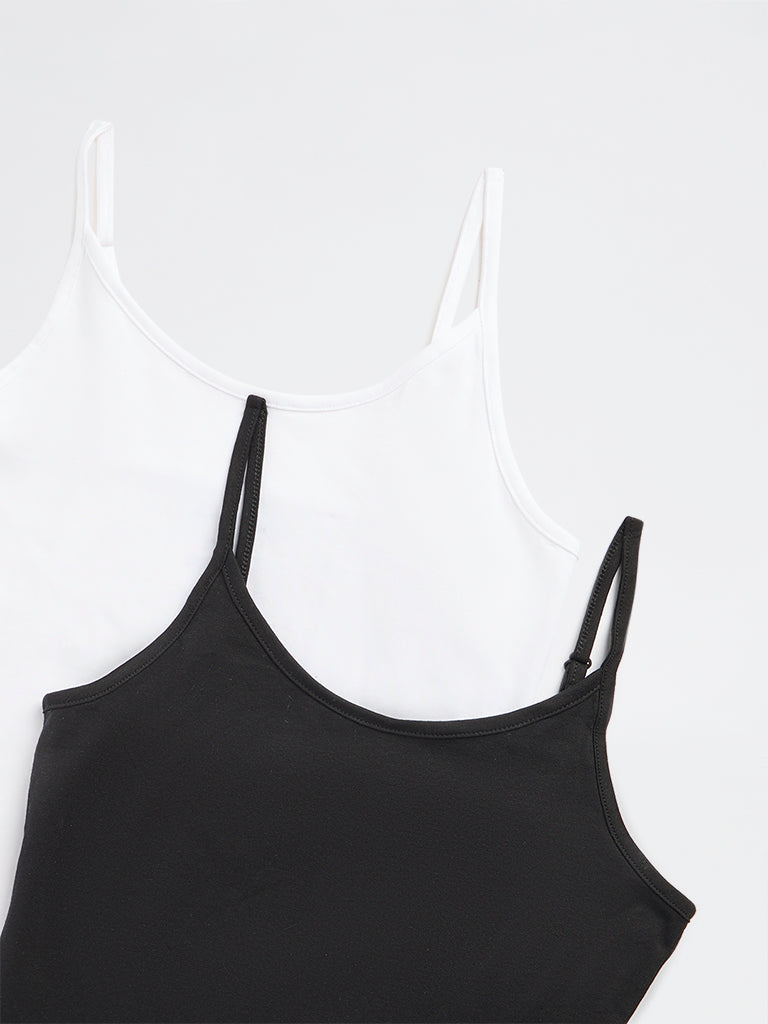 Wunderlove 2-Pack Cotton-Blend Camisoles