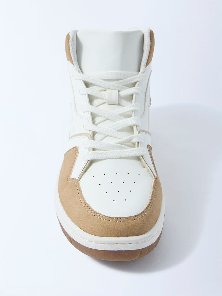 SOLEPLAY Beige Perforated Sneakers