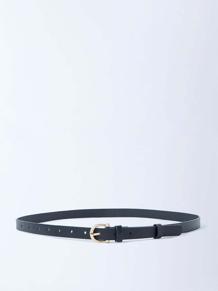 Westside Accessories Black U-Buckle Belt