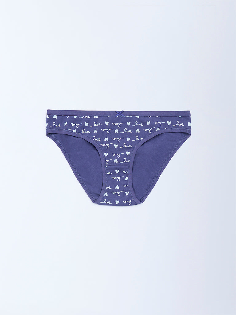 Wunderlove 3-Pack Cotton-Blend Bikini Briefs