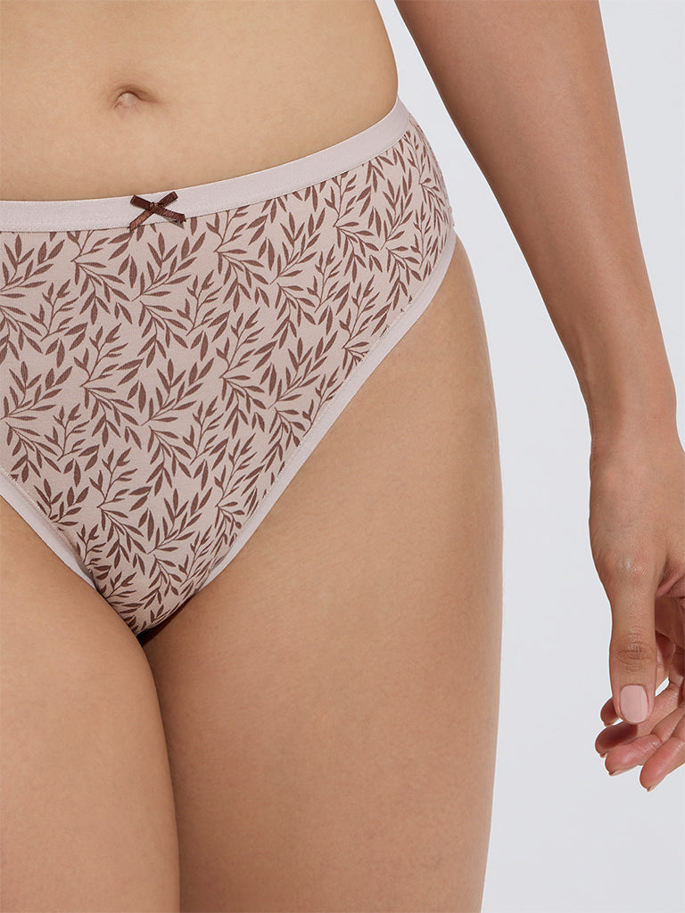 Wunderlove 3-Pack Printed Cotton-Blend Briefs