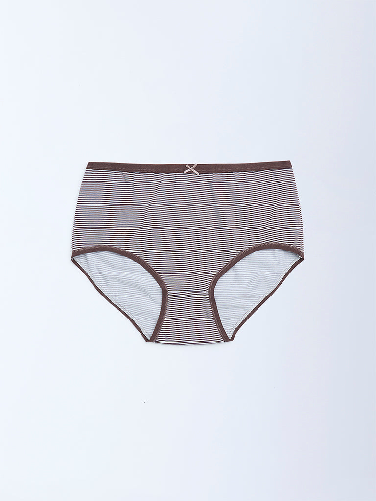 Wunderlove 3-Pack Printed Cotton-Blend Briefs