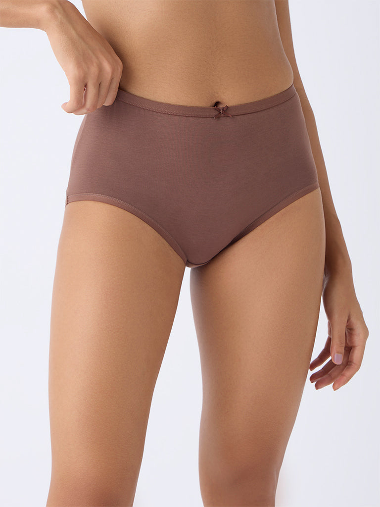 Wunderlove 3-Pack Solid High-Rise Briefs