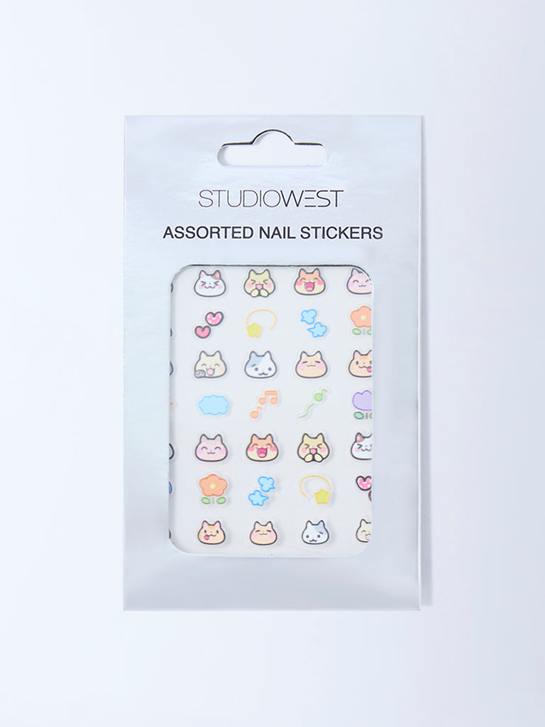 Studiowest Kitten-Themed Assorted Nail Stickers