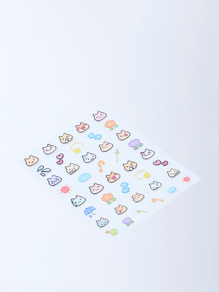 Studiowest Kitten-Themed Assorted Nail Stickers