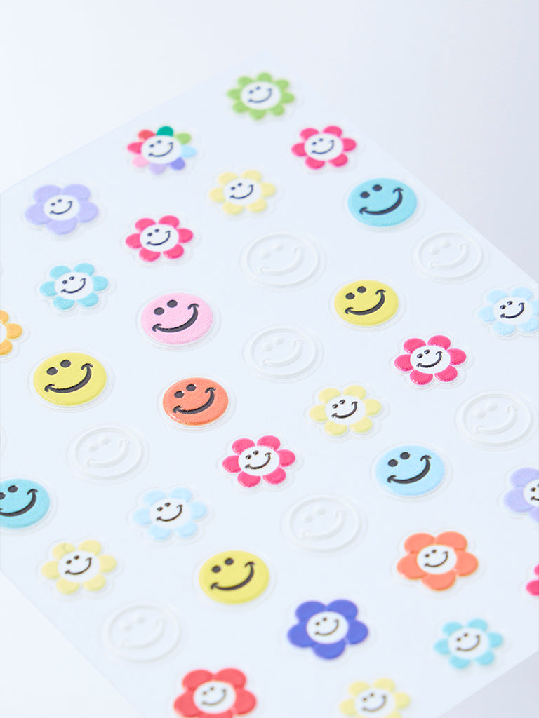 Studiowest Smileys and Flowers Assorted Nail Stickers